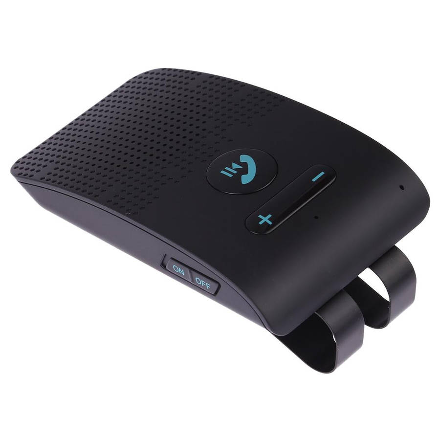 SP09 Multipoint Wireless Bluetooth V4.2 Handsfree Car Kit Speaker Speakerphone, Support Voice Rea...