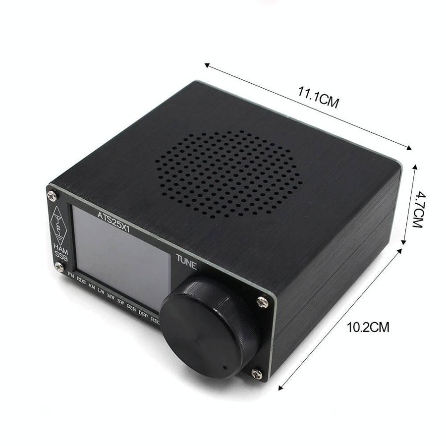 ATS-25X1 Updated Version Si4732 Chip 2.4-Inch Touch Screen All-Band Radio Receiver FM/LW/MW/SSB