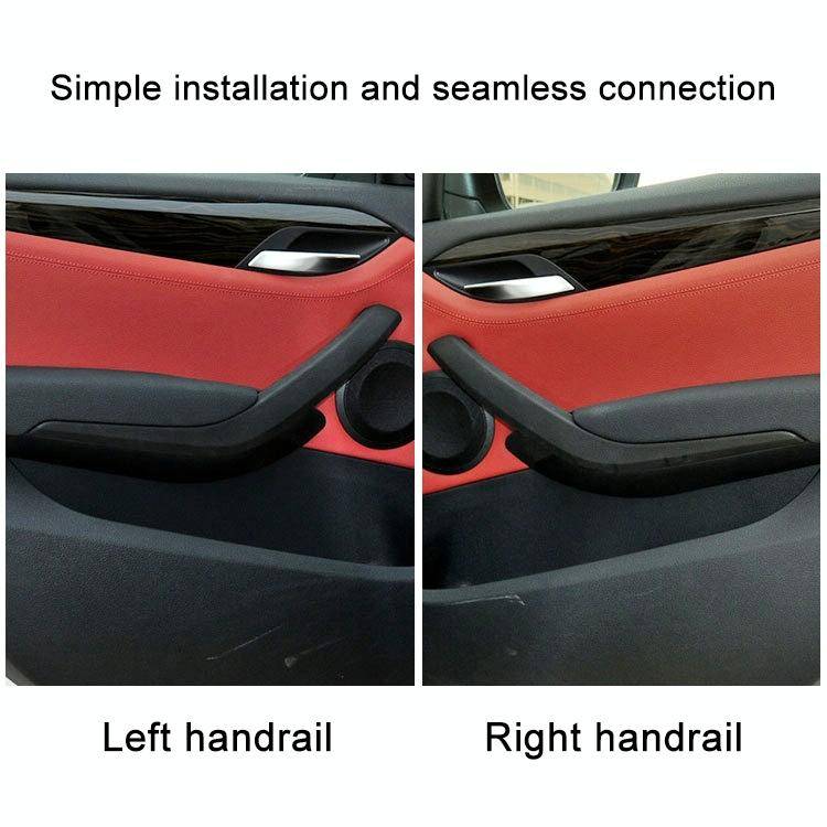 Car Right Side Inner Door Handle for BMW X1 2009-2015, Left and Right Drive Universal(Black)
