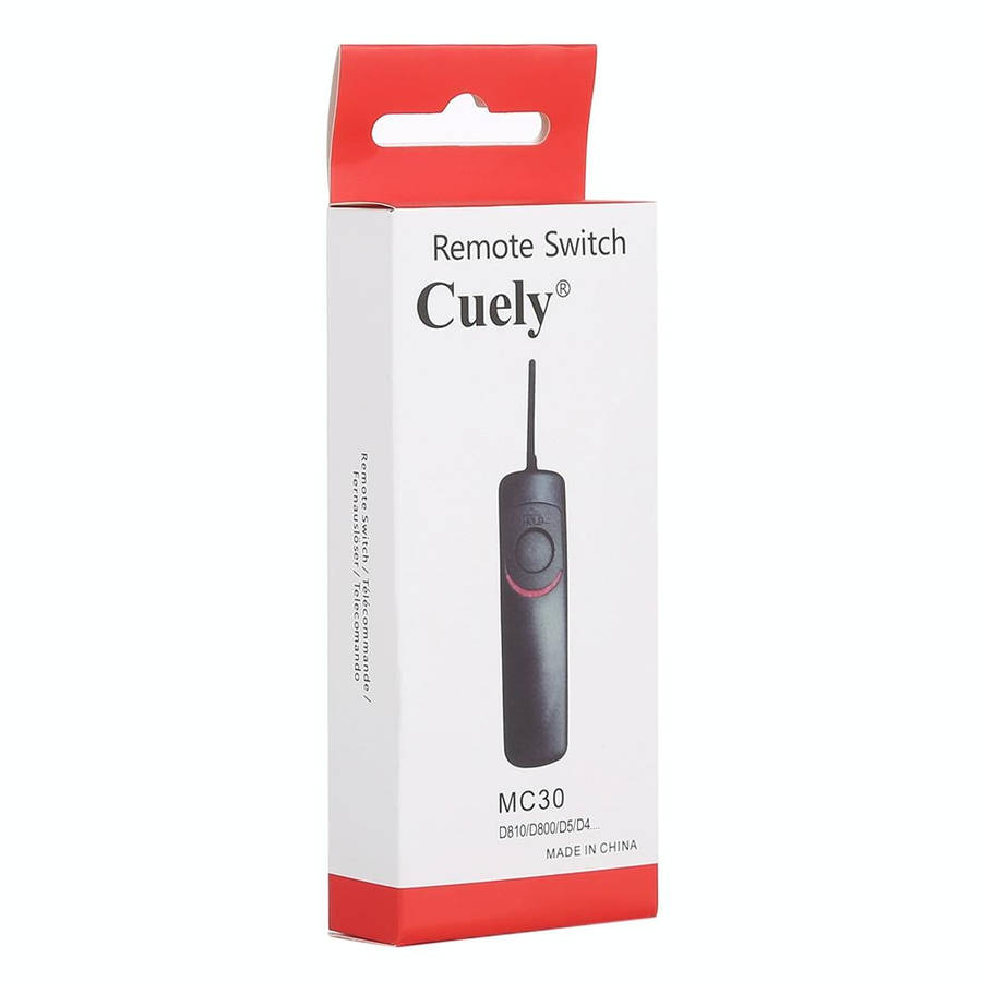 Cuely MC-30 Remote Switch Shutter Release Cord for Nikon D810 / D820 / D5 / D4