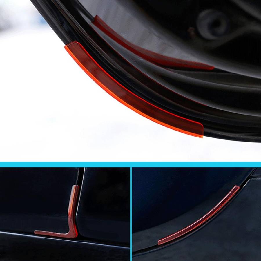 4 PCS/Set Universal Car Styling PVC Car Door Edge Anti Collision Sticker Door Anti-Rub Strips Car...