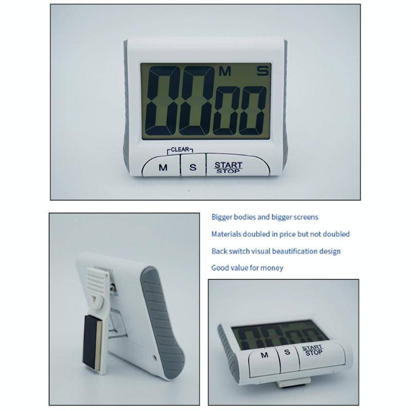 Kitchen Reminder Learning Positive Timer With Switch, Color: White