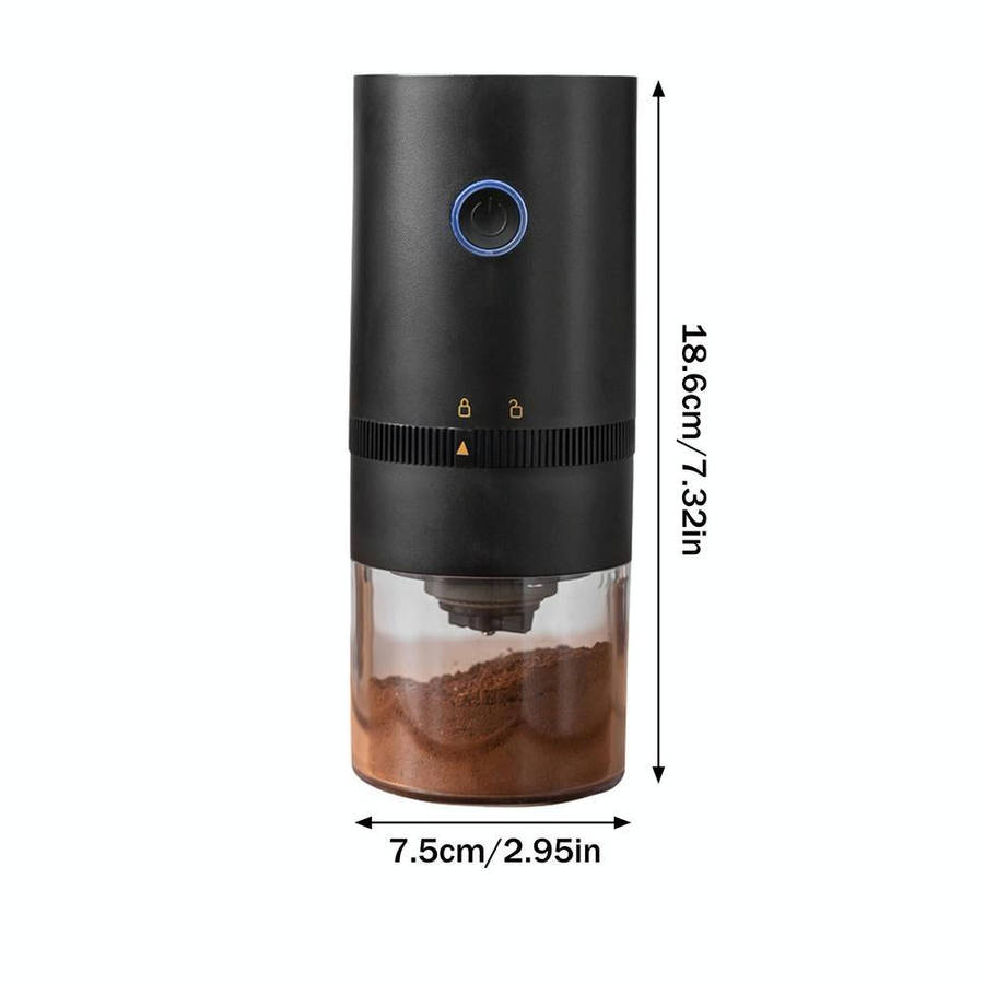 HB985 Portable Electric Grinding Coffee Machine(Black)