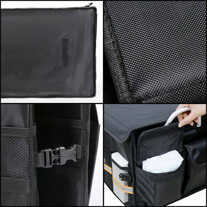 Car Trunk Foldable Storage Box, Capacity: 66L (Grey)