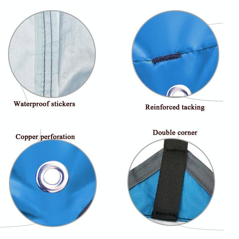 Outdoor Camping Supplies Multifunctional Camping Sunshade Waterproof And Moisture-Proof Mat Ultra...