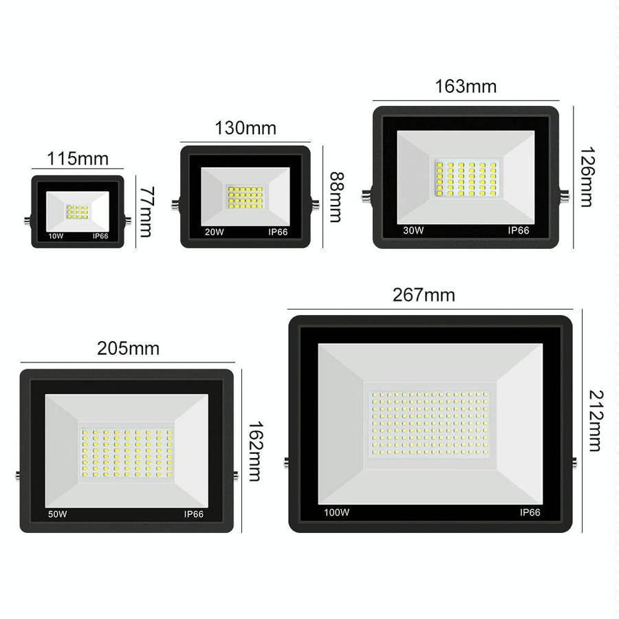 30W Linear LED Spotlight Outdoor Project Light Waterproof Garden Energy-Saving Lighting Floodligh...