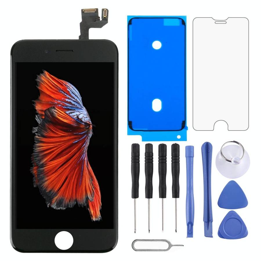 Digitizer Assembly (Front Camera + Original LCD + Frame + Touch Panel) for iPhone 6s(Black)