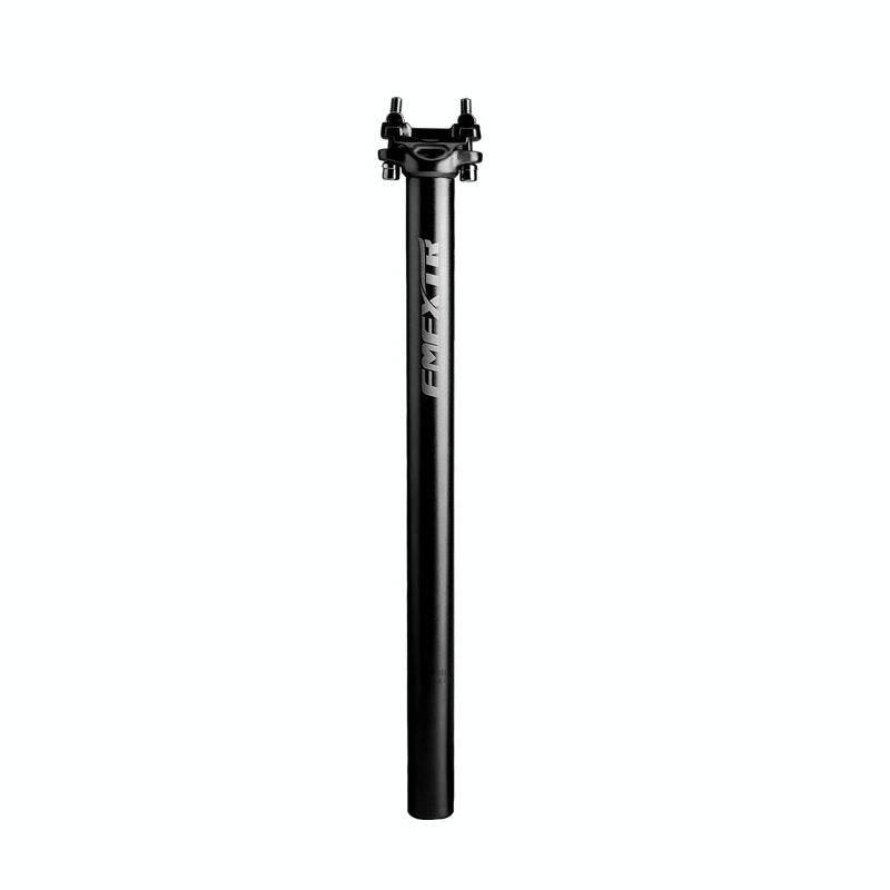 FMFXTR Bicycle Extended Saddle Seat Tube Double Nail Straight Tube, Specification: 30.9mm(Black)