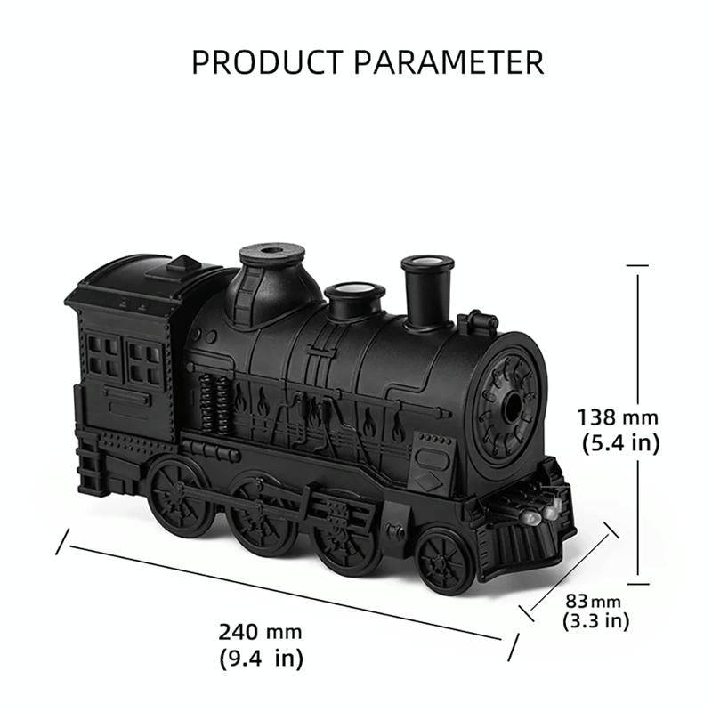 300ml Small Train Essential Oil Diffuser Humidifier With Remote Control US Plug