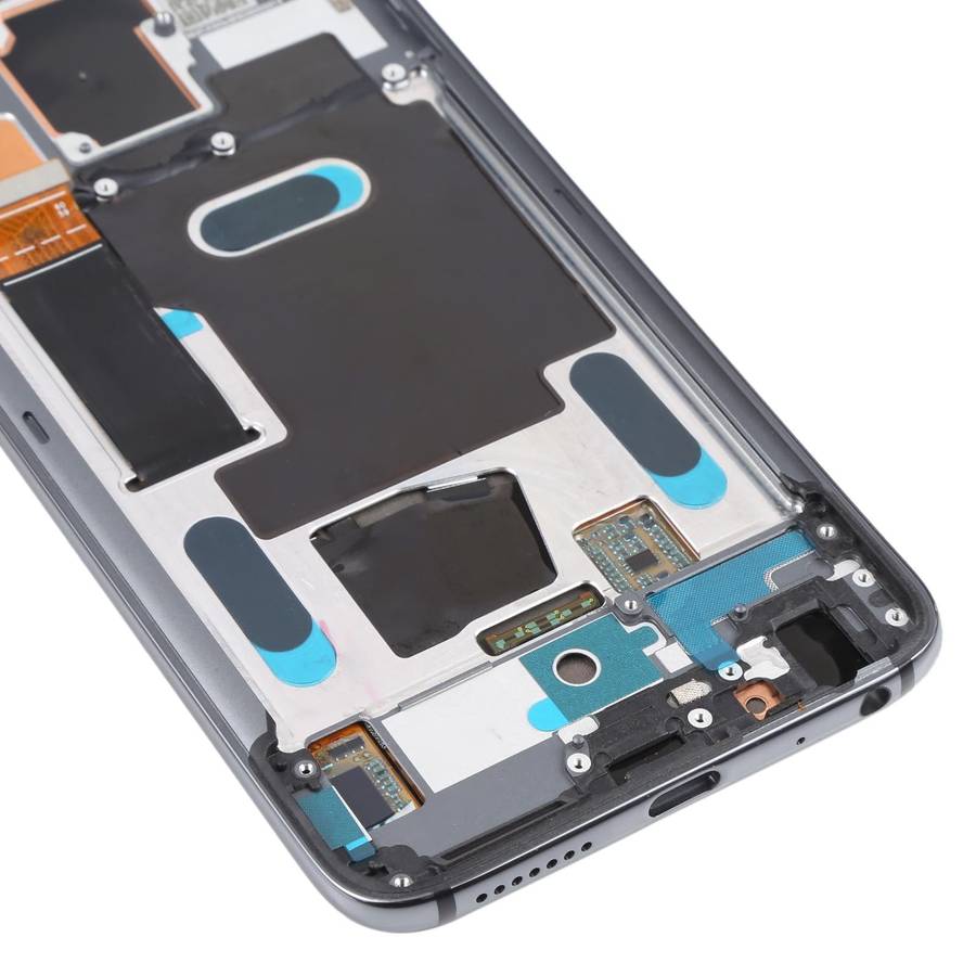 Original LCD Screen for Meizu 16 / 16th / M882H / M882Q Digitizer Full Assembly with Frame(Black)