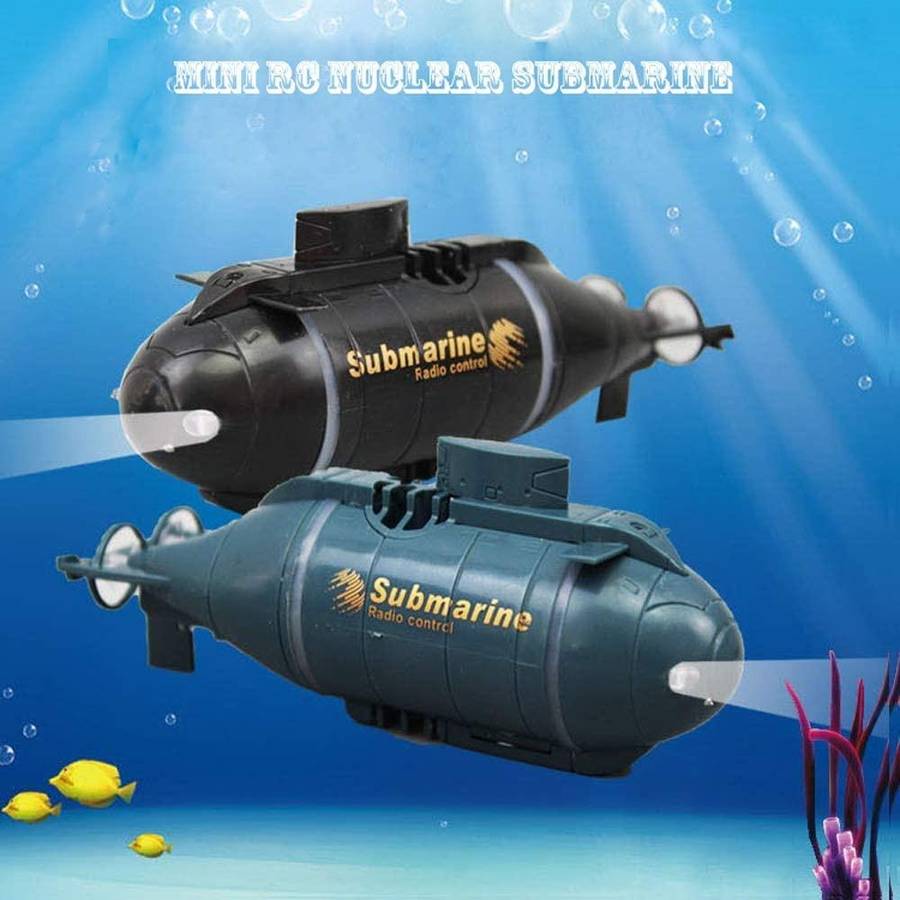 Children 2.4G Electric Six-Way Mini Submarine Model Boy Playing In Water Remote Control Boat Nucl...