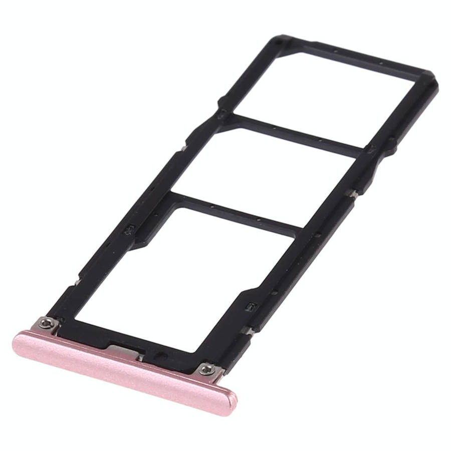 SIM Card Tray + SIM Card Tray + Micro SD Card for Xiaomi Redmi S2(Rose Gold)