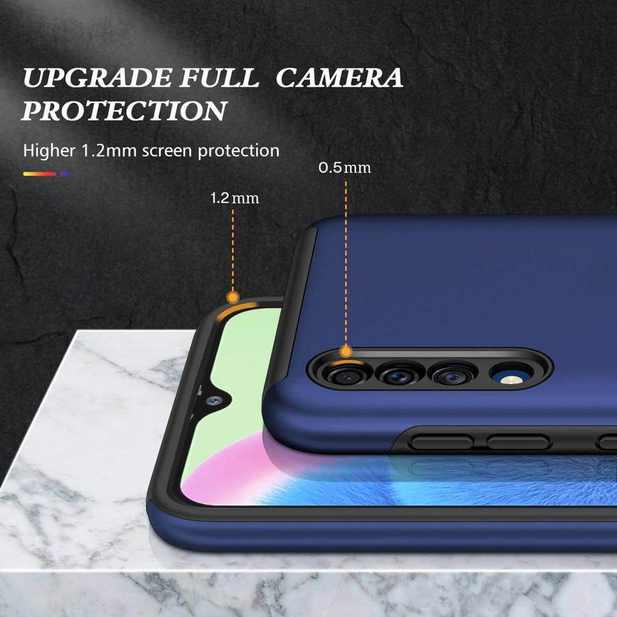 For Samsung Galaxy A30s / A50s / A50 PC + TPU Shockproof Magnetic Protective Case with Invisible ...