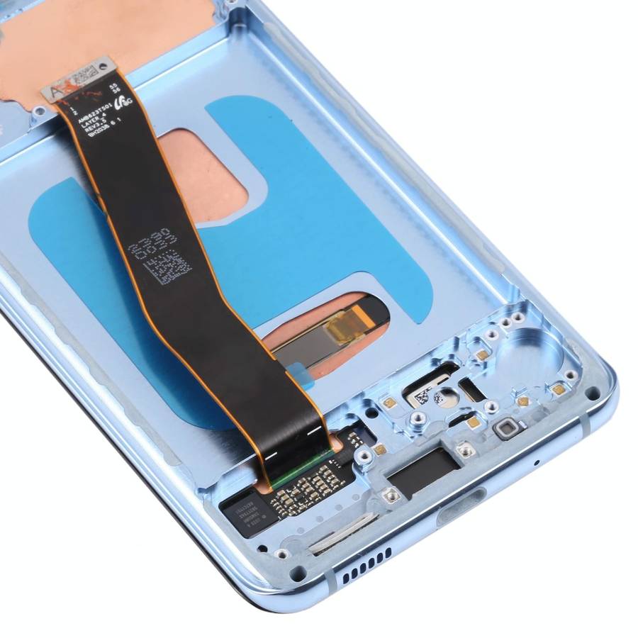 Original Dynamic AMOLED Material LCD Screen and Digitizer Full Assembly with Frame for Samsung Ga...