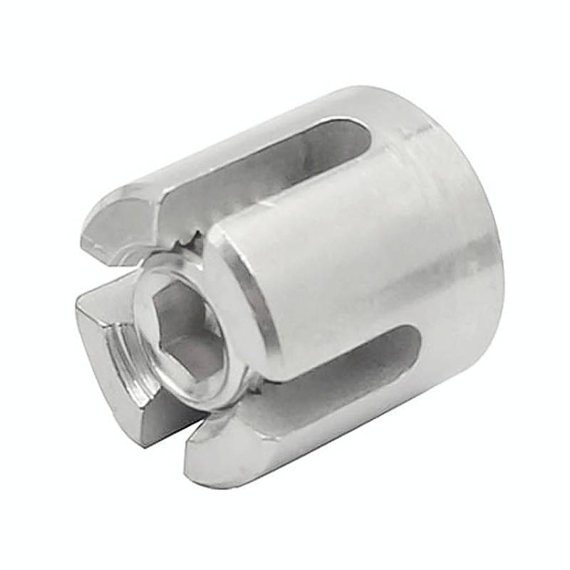 M8x2 316 Stainless Steel Garden Wire Rope Cross Fixed Clip
