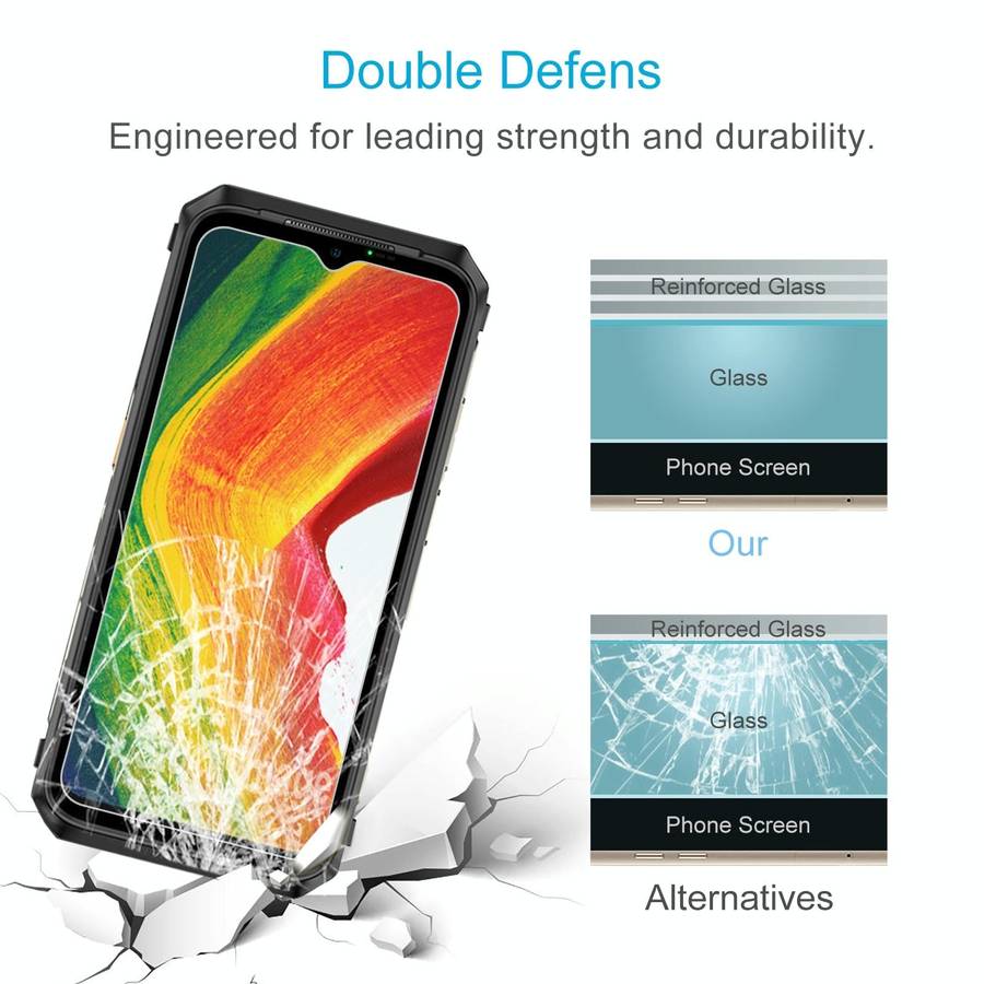 For Ulefone Power Armor 19 10pcs 0.26mm 9H 2.5D Tempered Glass Film