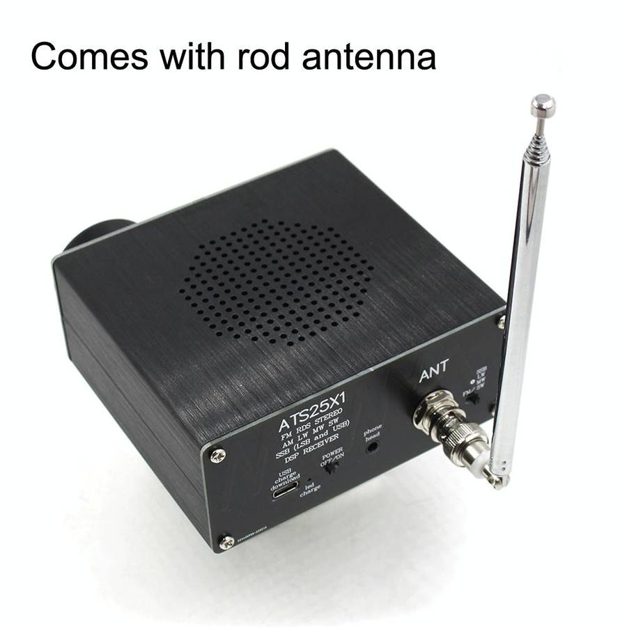 ATS-25X1 Updated Version Si4732 Chip 2.4-Inch Touch Screen All-Band Radio Receiver FM/LW/MW/SSB