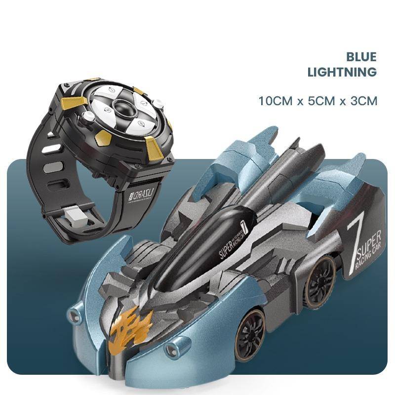 Remote Control Wall Climbing Car Mini Electric Remote Control Car Children Toy(Blue Lightning Wat...