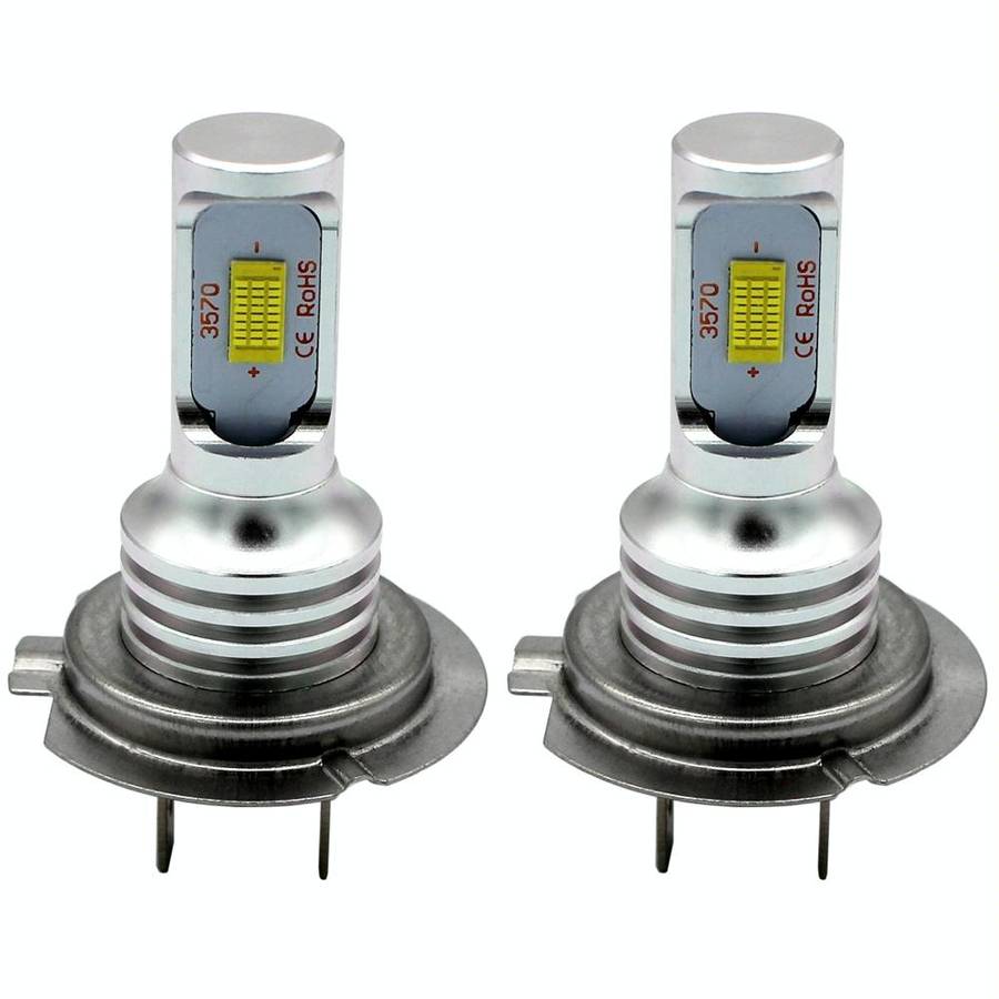 2 PCS H7 72W 1000LM 6000-6500K Super Bright White Light Car Fog LED Bulbs, DC 12-24V
