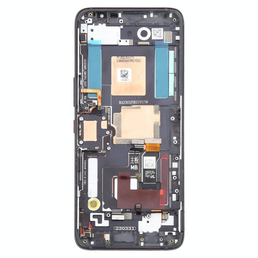 For Asus ROG Phone 7 / 7 Ultimate AMOLED Original LCD Screen Digitizer Full Assembly with Frame(B...