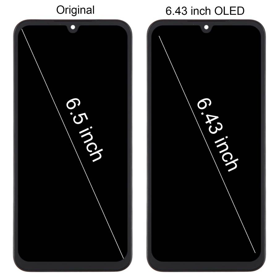 For Samsung Galaxy A15 5G SM-A156B 6.43inch OLED LCD Screen Digitizer Full Assembly with Frame