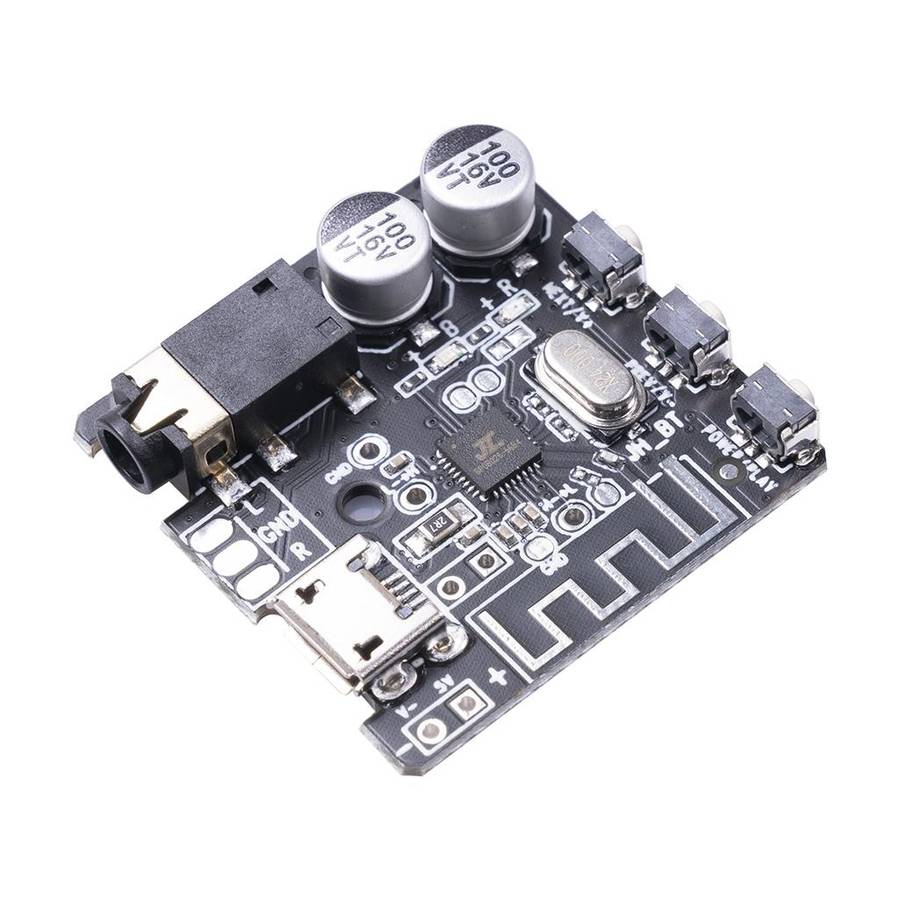 6966 DIY Bluetooth 5.0 Audio Receiver Board Module MP3 Lossless Player Wireless Stereo Music Ampl...