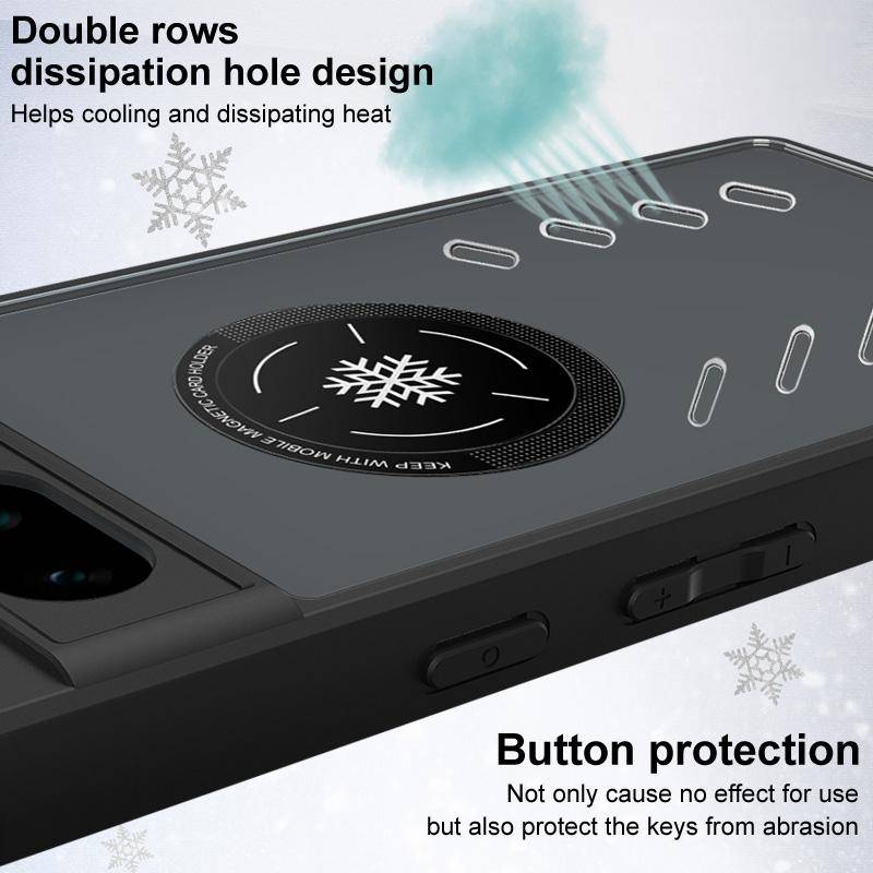 For Asus ROG Phone 6 / 6 Pro / 6D imak UX-9A Series Four-corner Airbag Shockproof Heat Dissipatio...
