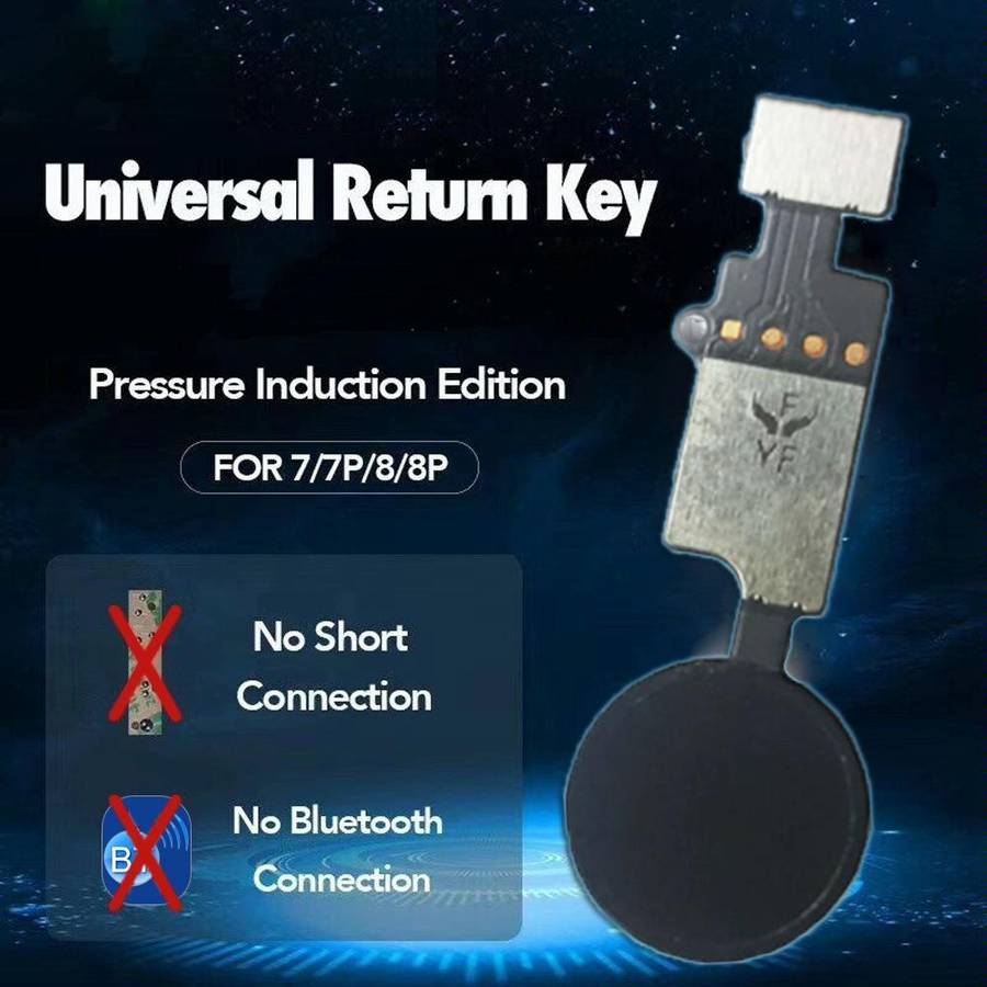 Home Button (3rd ) with Flex Cable (Not Supporting Fingerprint Identification) for iPhone 8 Plus ...
