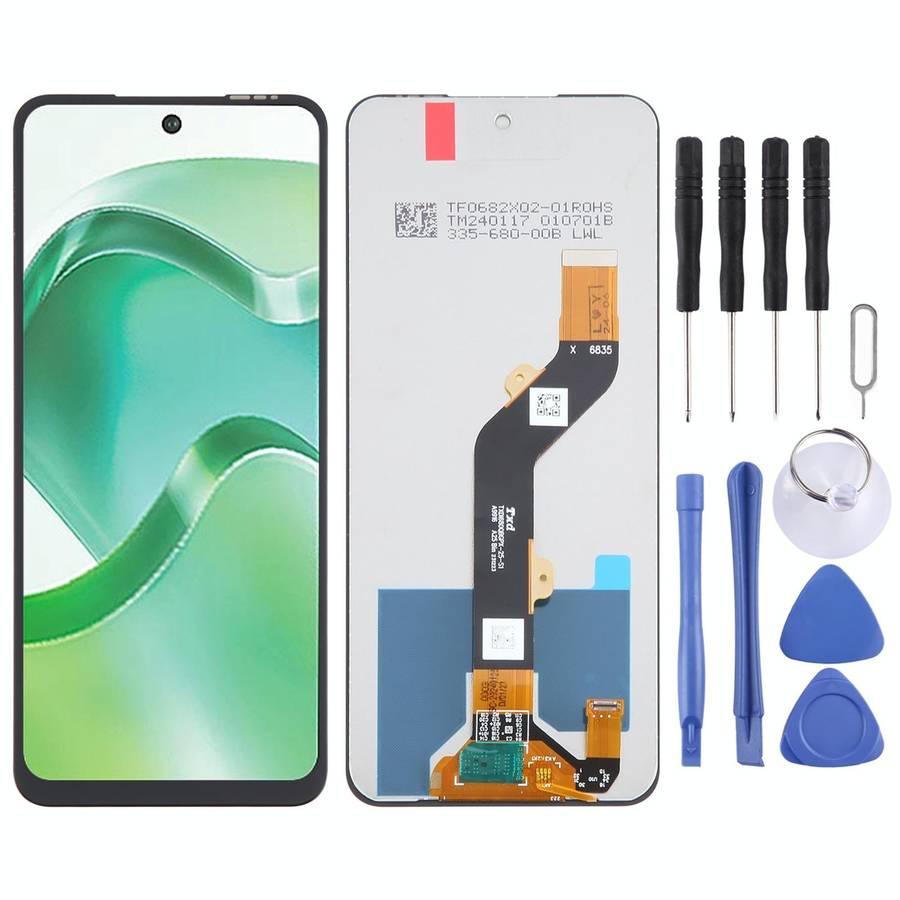 For itel P40+ OEM LCD Screen with Digitizer Full Assembly