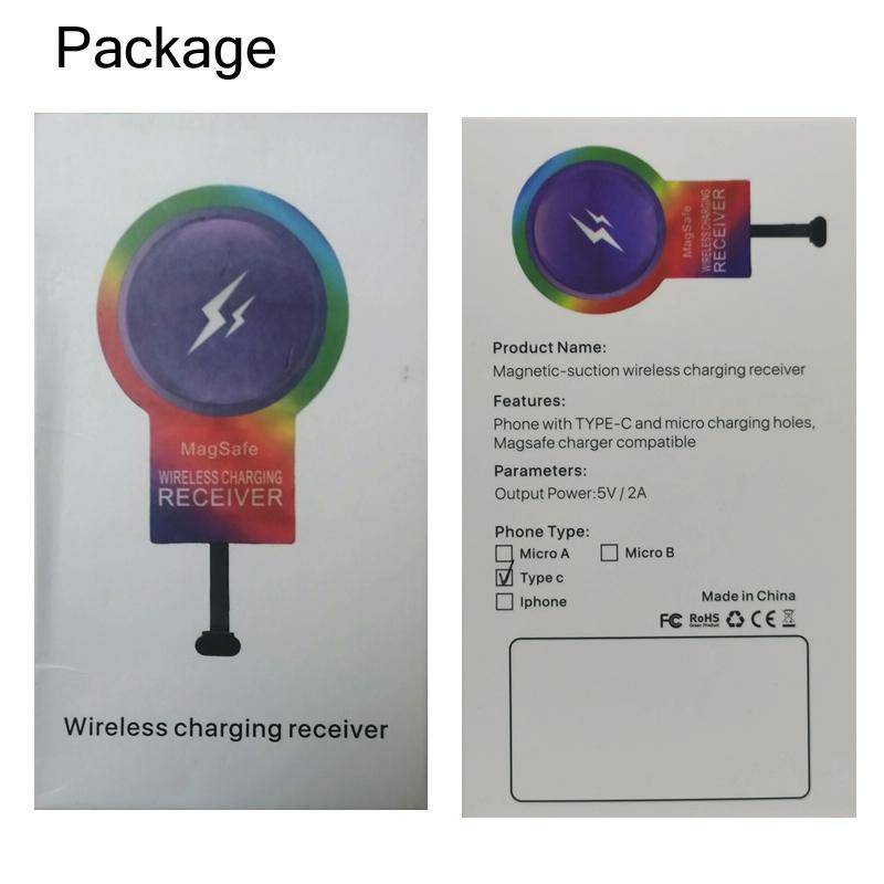 WHQ010 5V 2A Magnetic Wireless Charging Receiver Induction Patch(Type-C)