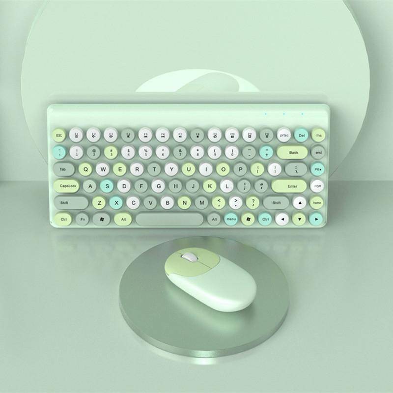 QW02 Wireless Keyboard Mouse Set(Pink)