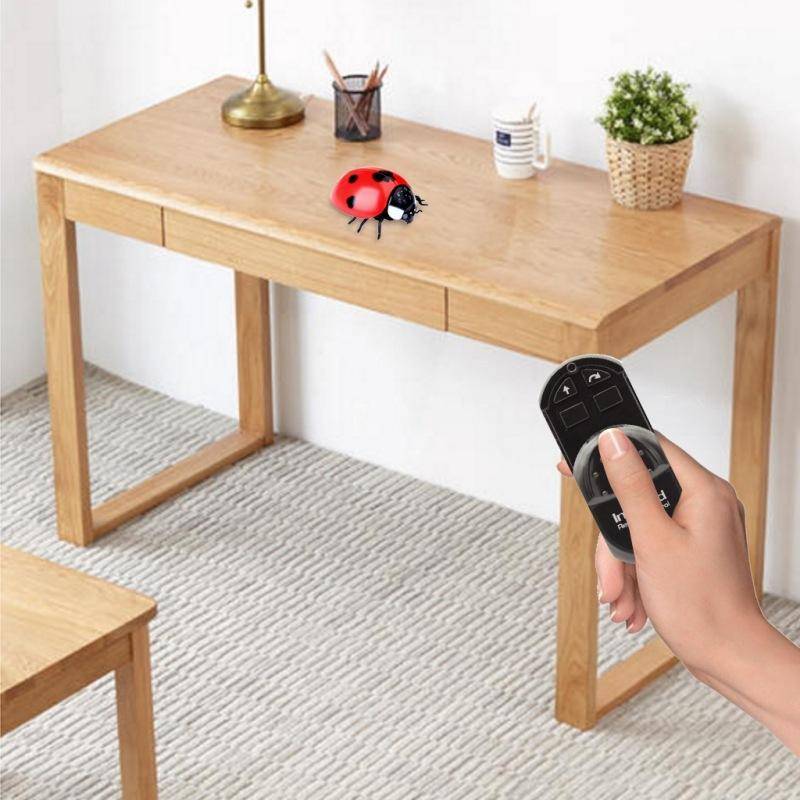 Infrared Sensor Remote Control Simulated Insect Tricky Creative Children Electric Toy Model(Ladybug)