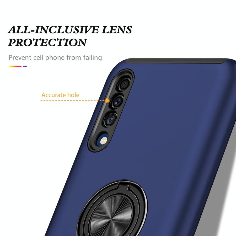 For Samsung Galaxy A30s / A50s / A50 PC + TPU Shockproof Magnetic Protective Case with Invisible ...