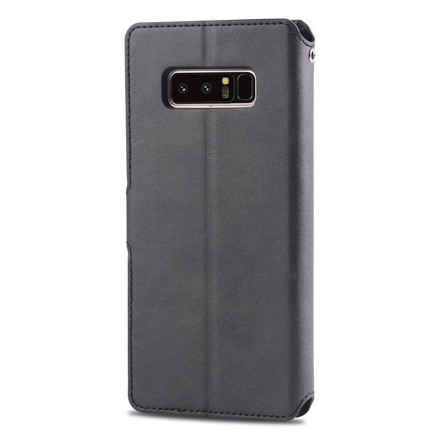 For Galaxy Note 8 AZNS Calf Texture Magnetic Horizontal Flip PU Leather Case with Holder & Card S...