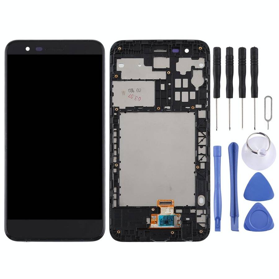 TFT LCD Screen for LG K30 / K10 (2018)/ X410 Digitizer Full Assembly with Frame (Black)