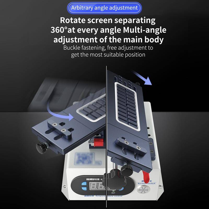 QianLi 3 in 1 Multifunctional 7 inch LCD Screen Separator Machine, Plug:UK