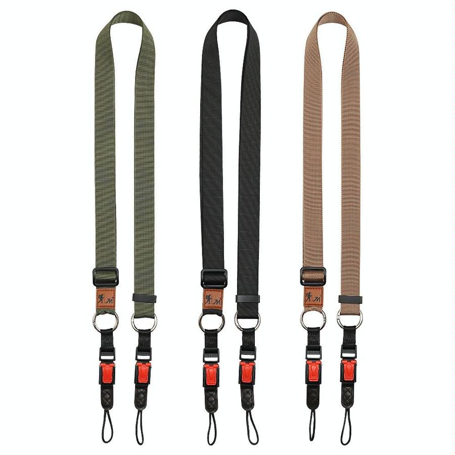 XJ03 Camera Shoulder Hanging Neck Strap(Khaki)