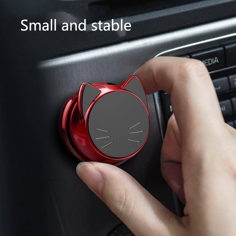 Multifunctional Magnetic Sticking Type Mobile Phone Car Holder(Black)