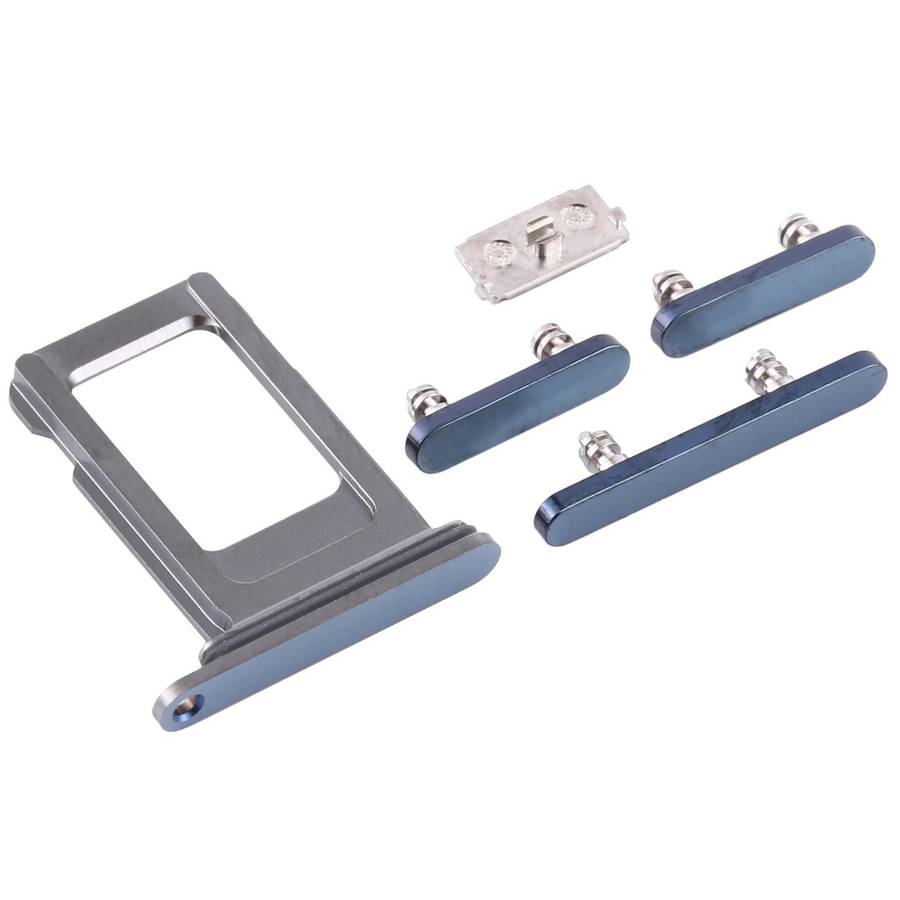 SIM Card Tray + Side Keys for iPhone 12 Pro(Blue)