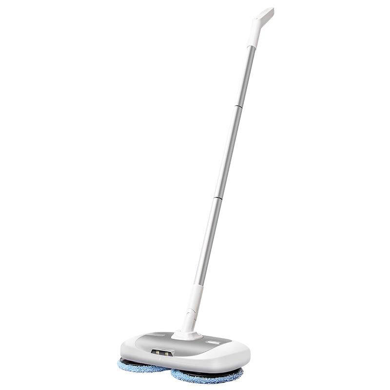 Cordless Electric Rotary Mop Floor Scrubber Household Handheld Water Spray Cleaning Multifunction...