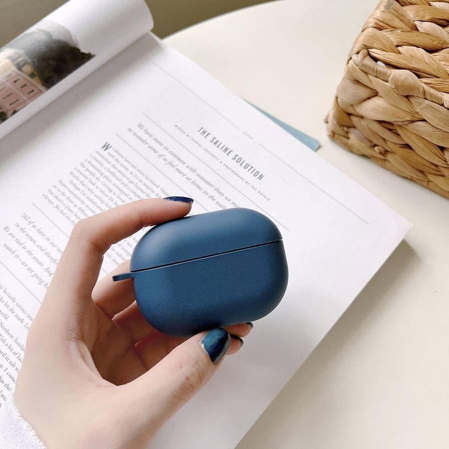 For Xiaomi Redmi Buds 4 Pro Solid Color PC Frosted Earphone Protective Case(Blue)