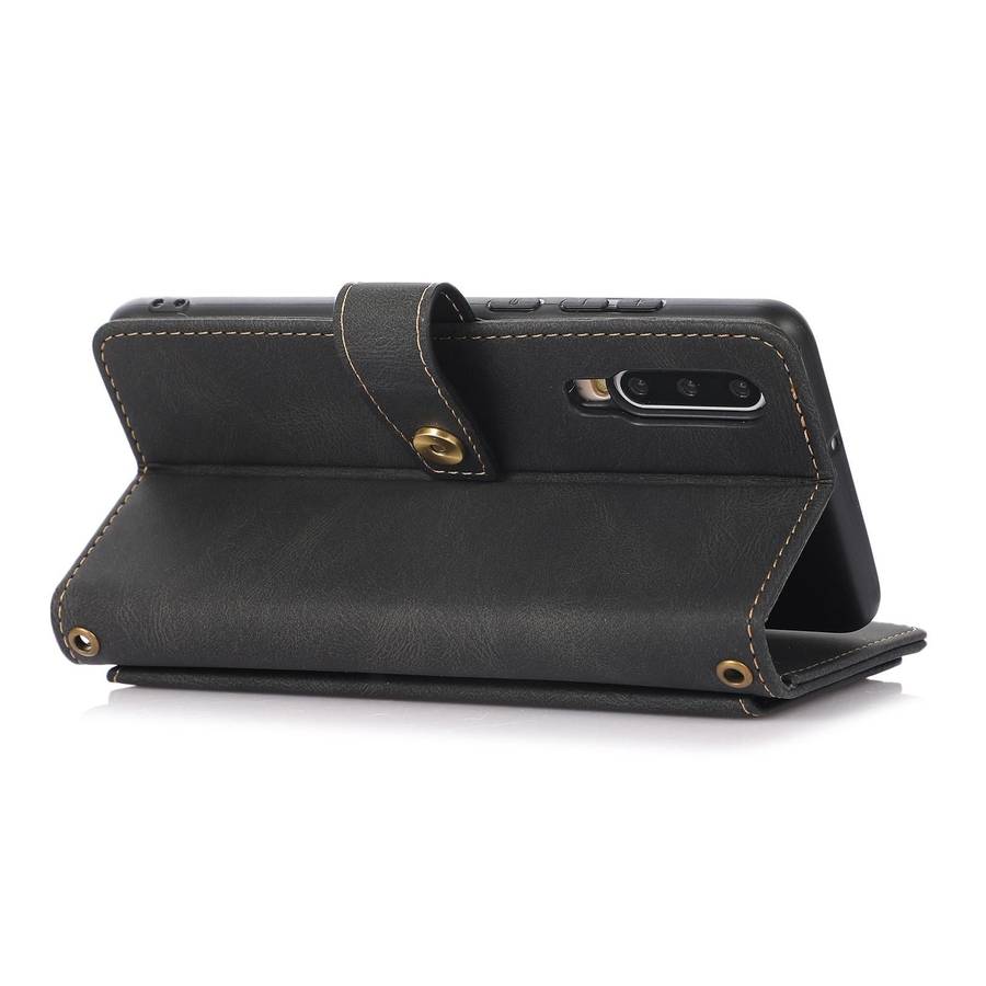 For Huawei P30 PU + TPU Horizontal Flip Leather Case with Holder & Card Slot & Wallet & Lanyard(B...