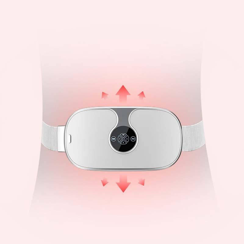 Smart Charging Vibration Massage Infrared Heating Warm Palace Belt(Pink)