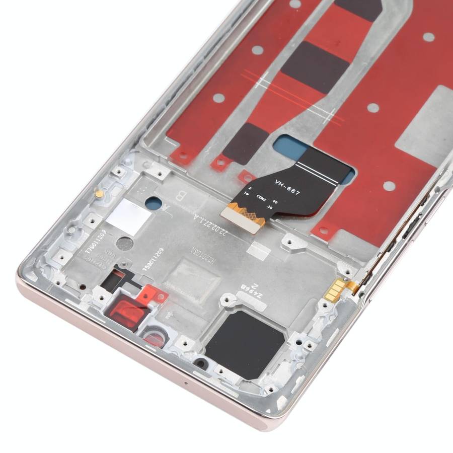 Original OLED LCD Screen for Honor 60 Digitizer Full Assembly with Frame(Gold)