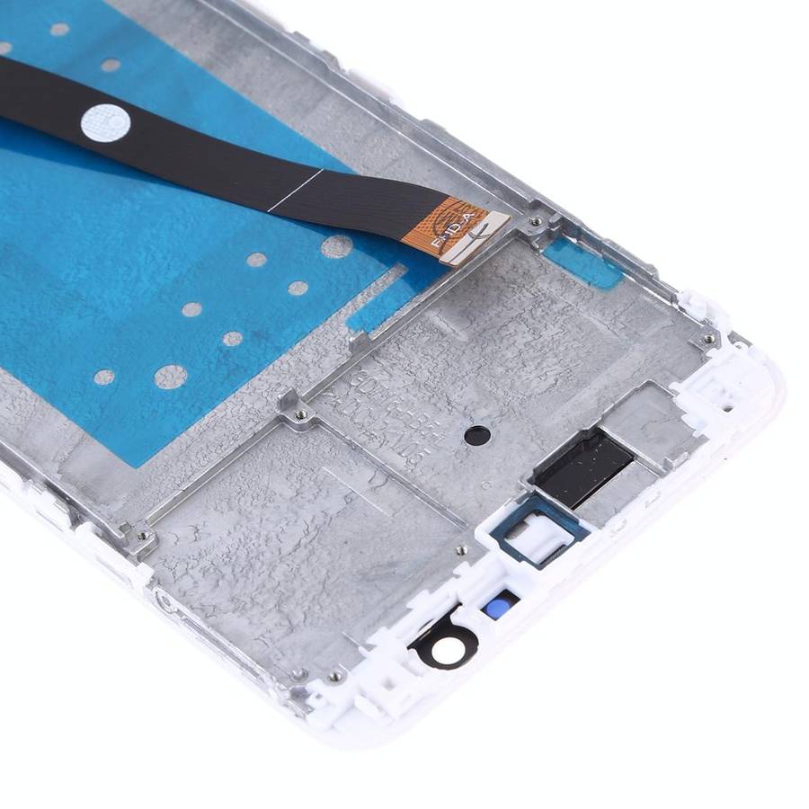 OEM LCD Screen for Huawei Honor 7X Digitizer Full Assembly with Frame (White)