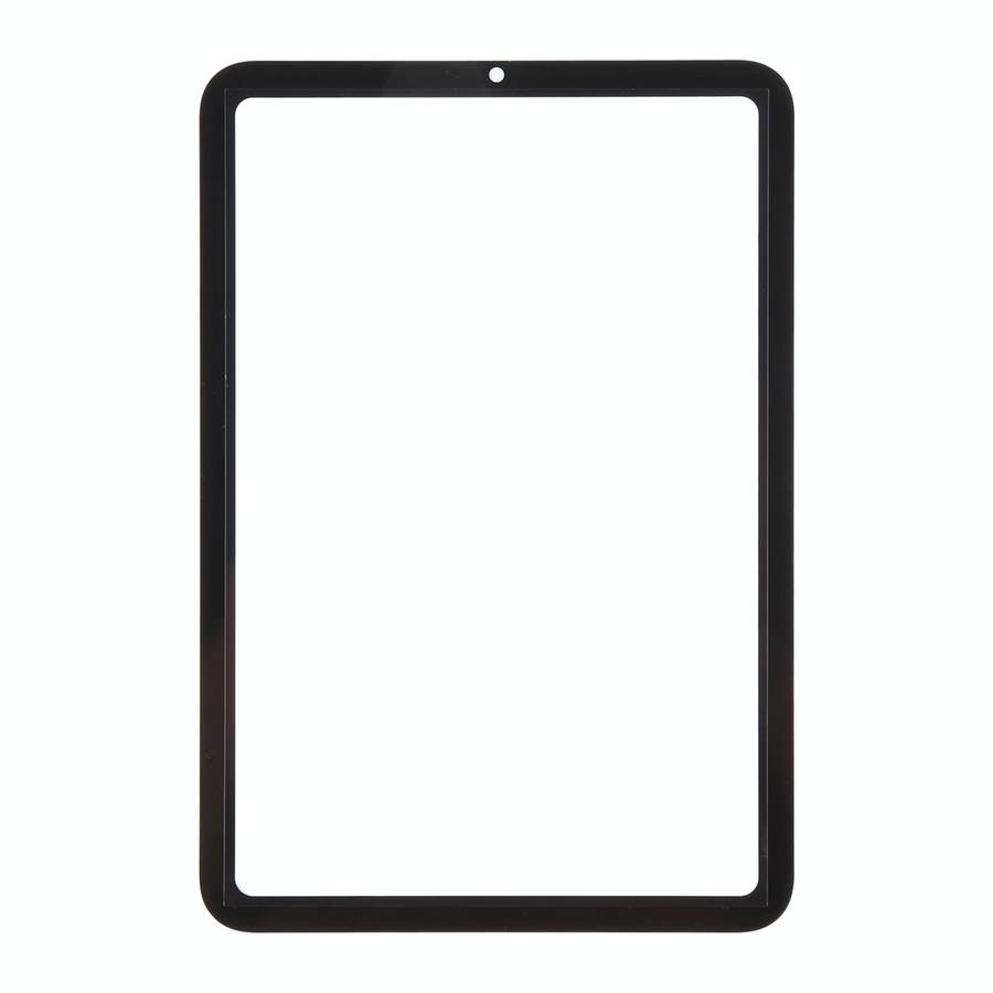 For iPad mini 6 Front Screen Outer Glass Lens with OCA Optically Clear Adhesive(Black)