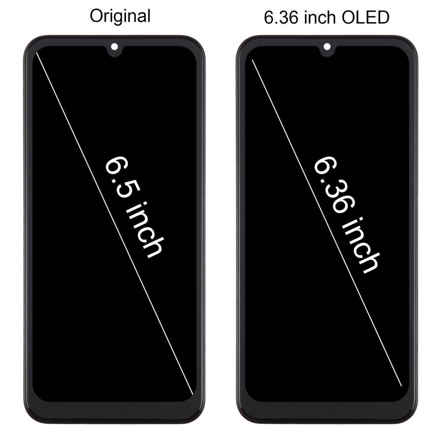 For Samsung Galaxy A24 SM-A245F 6.36inch OLED LCD Screen Digitizer Full Assembly with Frame