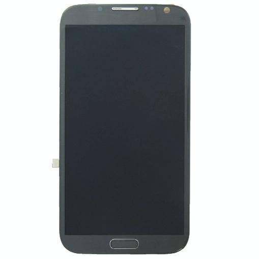 Original LCD Display + Touch Panel with Frame for Galaxy Note II / N7105(Grey)