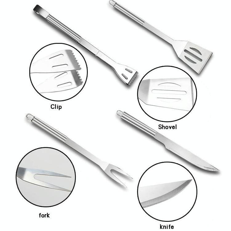 9 in 1 Outdoor Tableware Set Camping Barbecue Tableware Picnic Tool Set