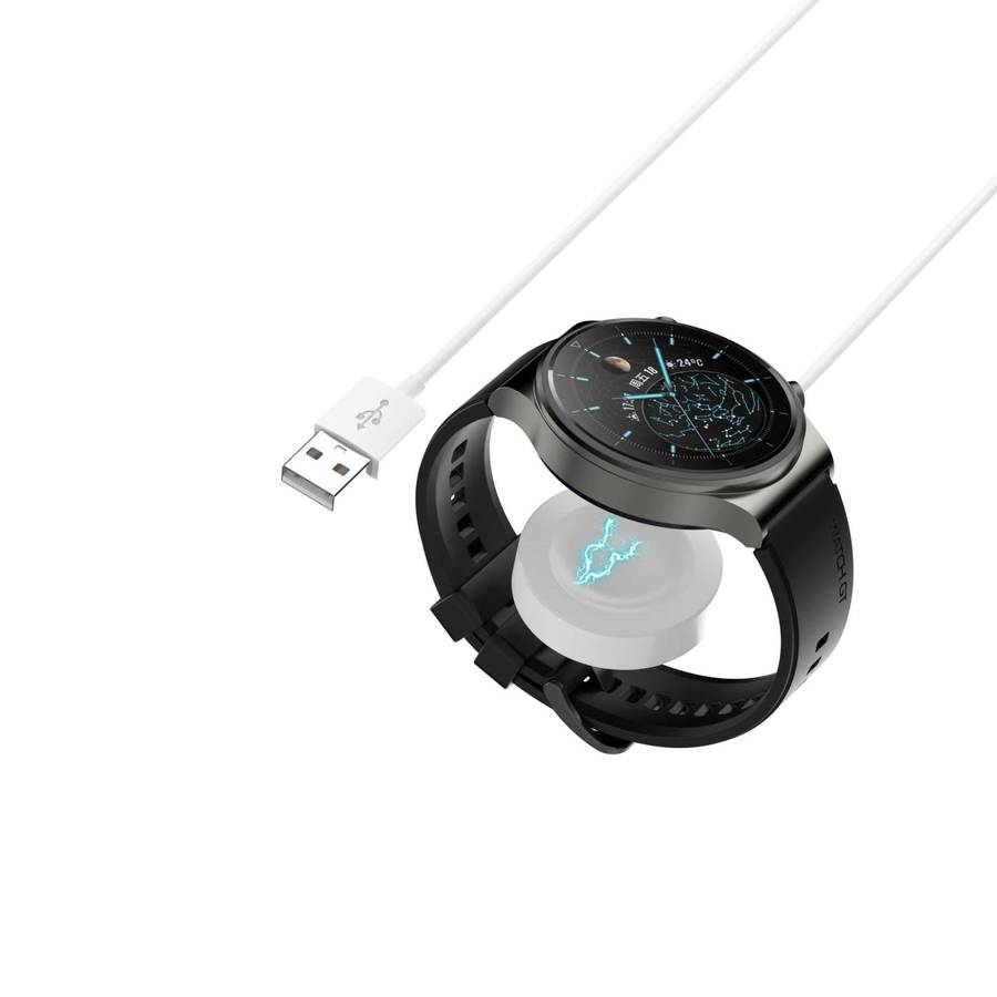 For Huawei Watch GT 2 Pro ECG Magnet Integrated Charging Base(White)